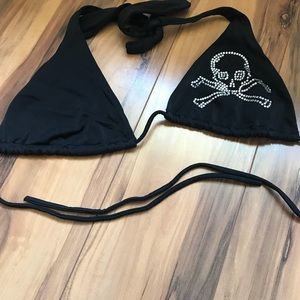 Black bikini top